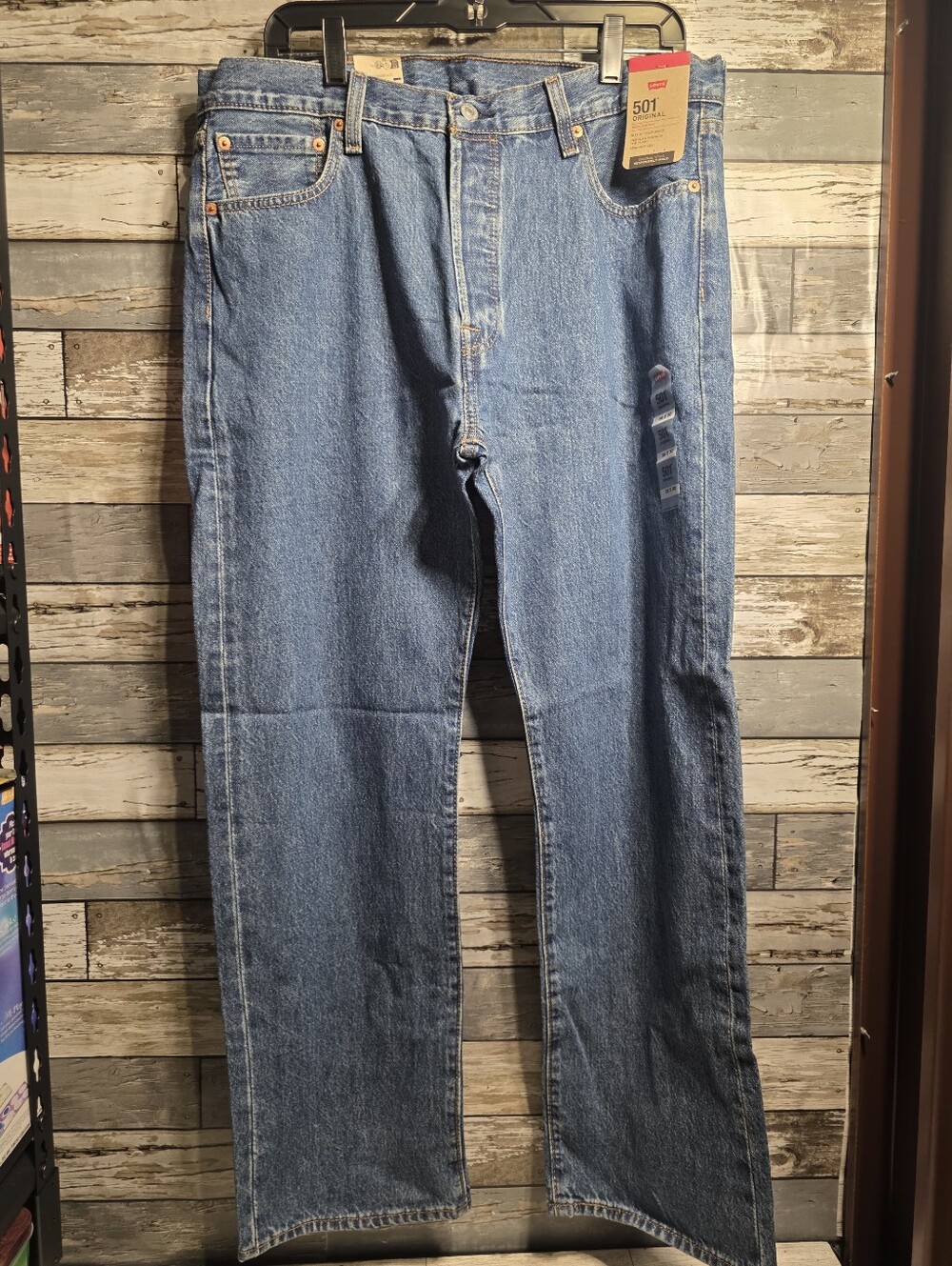 Levi's Straight-Leg Men's Jeans in Light Blue Denim